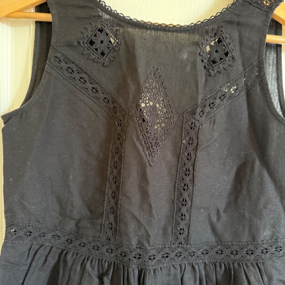 Sezane Zarri Dress Black - Size 2 - Picture 4 of 11